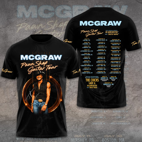 Tim McGraw﻿ 2026 Tour 3D Apparel – GNE7942