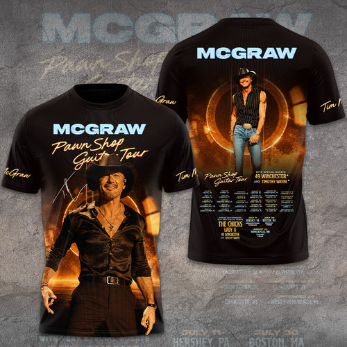 Tim McGraw﻿ 2026 Tour 3D Apparel – GNE7944