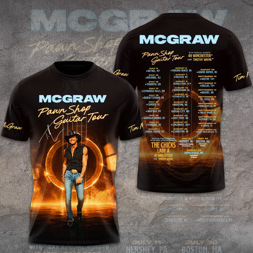 Tim McGraw﻿ 2026 Tour 3D Apparel – GNE7941