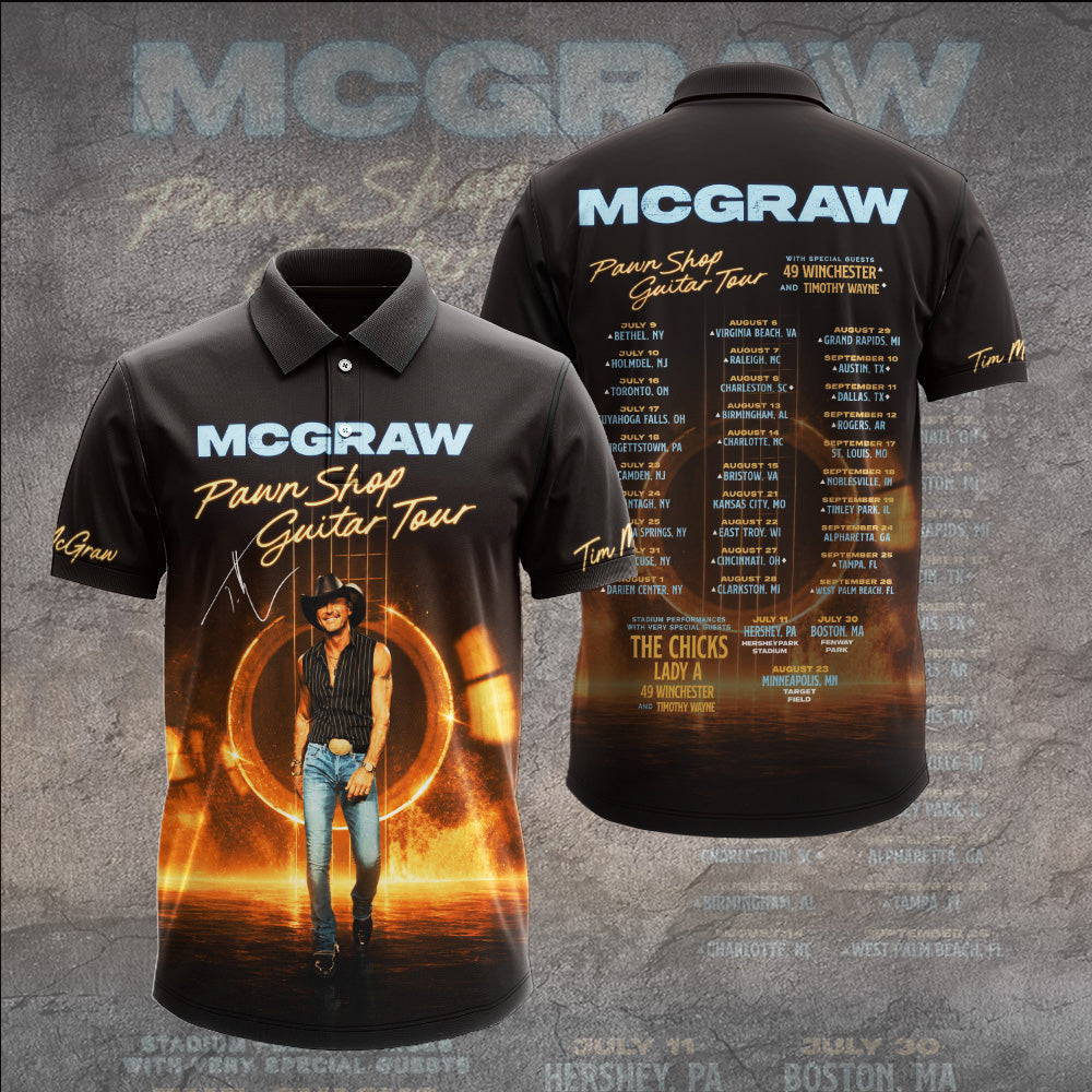 Tim McGraw﻿ 2026 Tour 3D Apparel – GNE7941