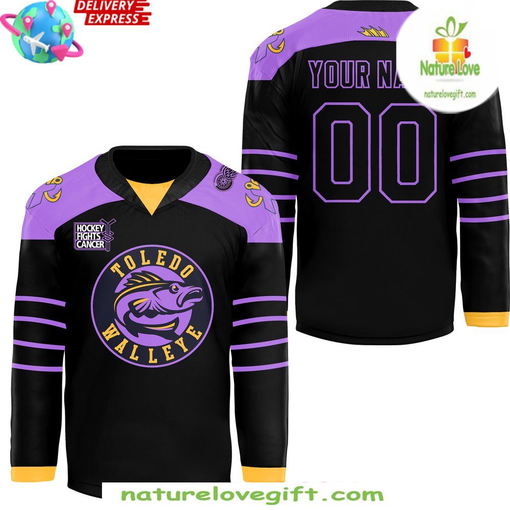 Hockey Fight Cancer Toledo Walleye 2026 Jersey