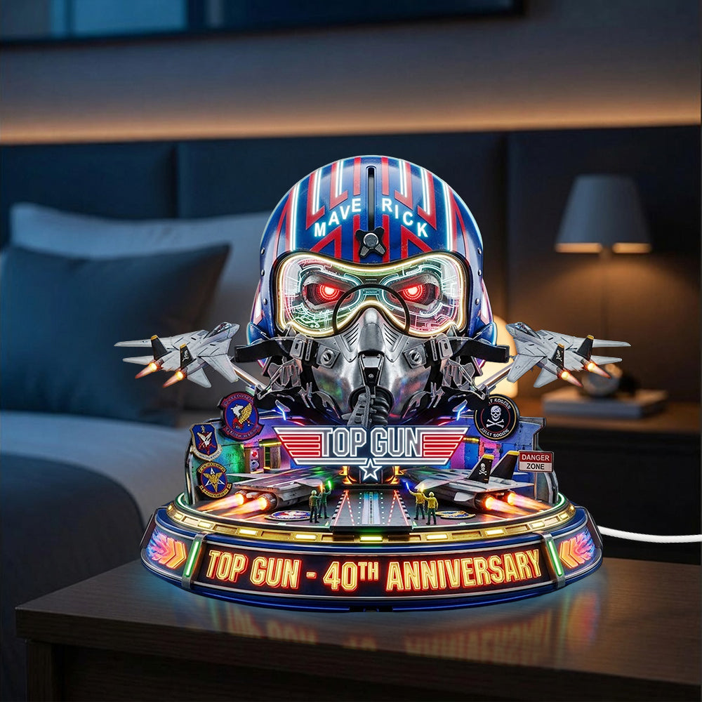 Top Gun 40th Anniversary Custom Shape Acrylic Light Box – TMTHU6629