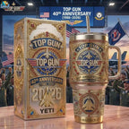 Top Gun 40th Anniversary Tumbler