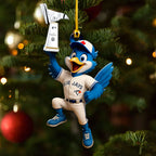 Toronto Blue Jays 2025 American League Champions Custom Shape 2-sided Acrylic Ornament – HOATT14334