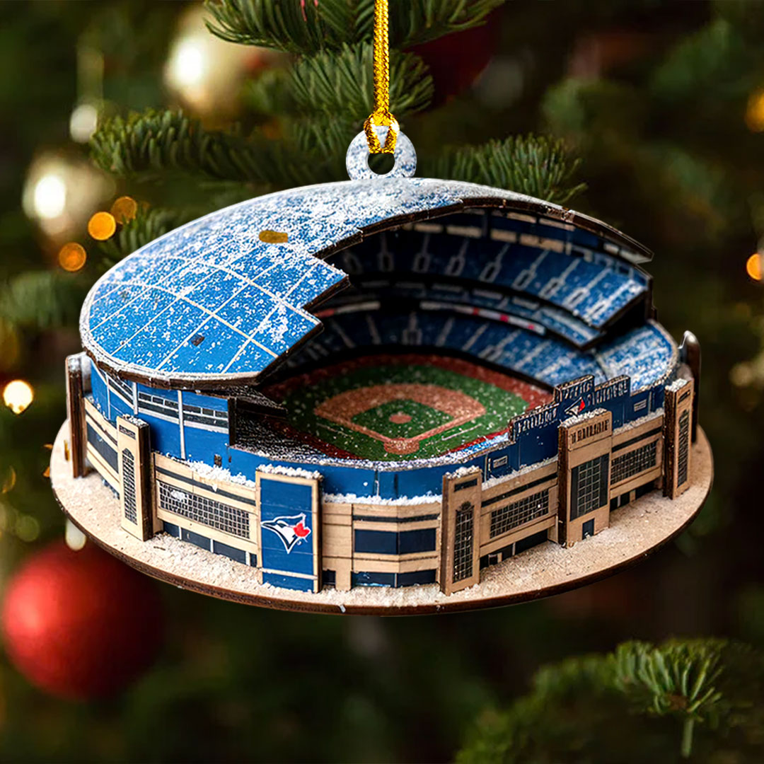 Toronto Blue Jays 2025 American League Champions Custom Shape 2-sided Acrylic Ornament – HOATT14524