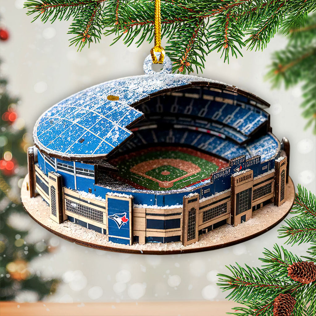 Toronto Blue Jays 2025 American League Champions Custom Shape 2-sided Acrylic Ornament – HOATT14524