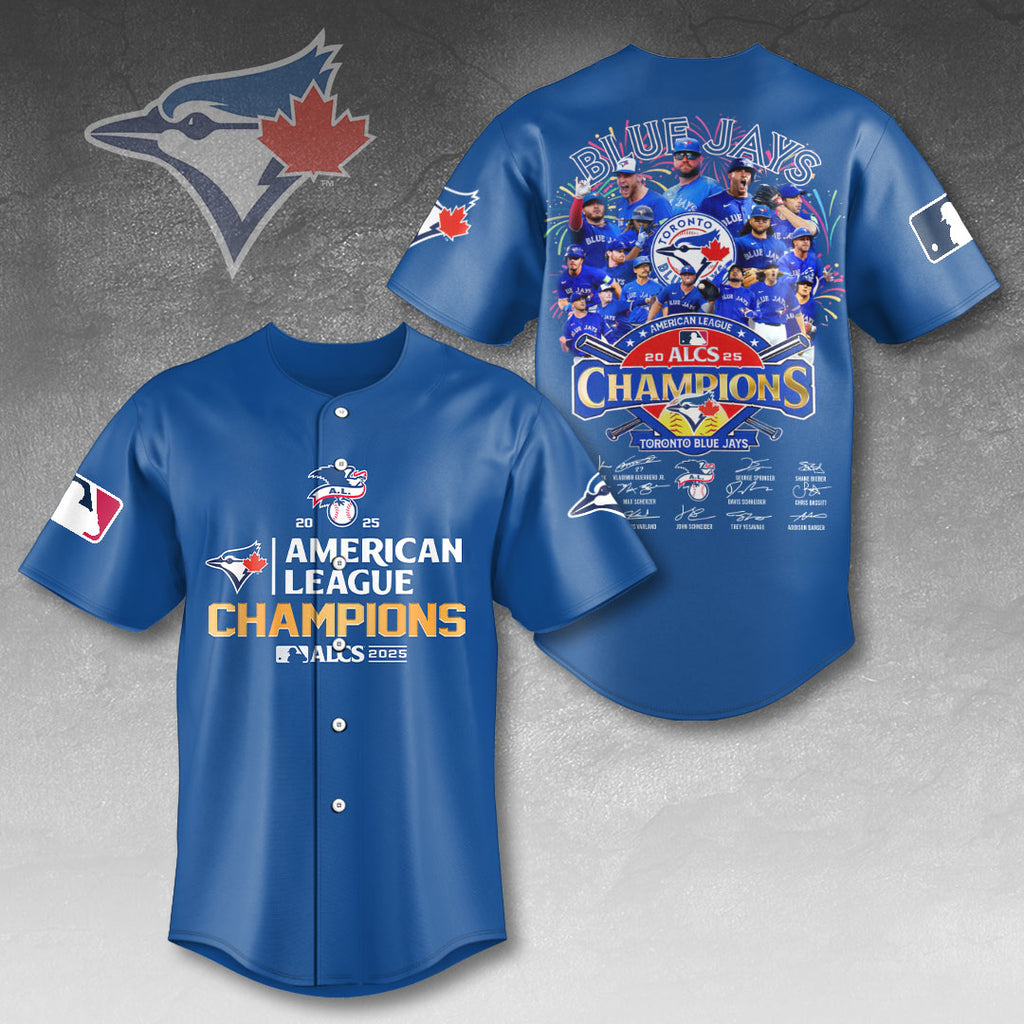 Toronto Blue Jays 2025 American League Champions Baseball Jersey – HOATT14277