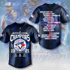 Toronto Blue Jays 2025 American League Champions Baseball Jersey – MAITM13690