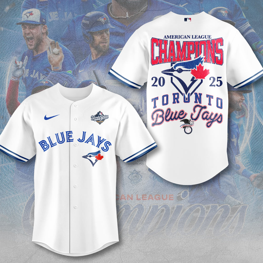Toronto Blue Jays 2025 American League Champions Baseball Jersey – MAITM13756