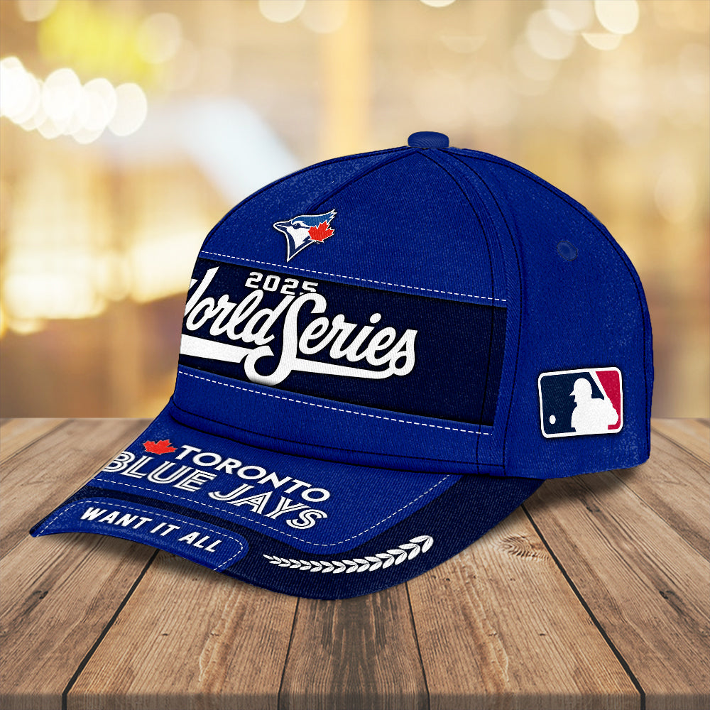 Toronto Blue Jays 2025 American League Champions Classic Cap – MAITM13602