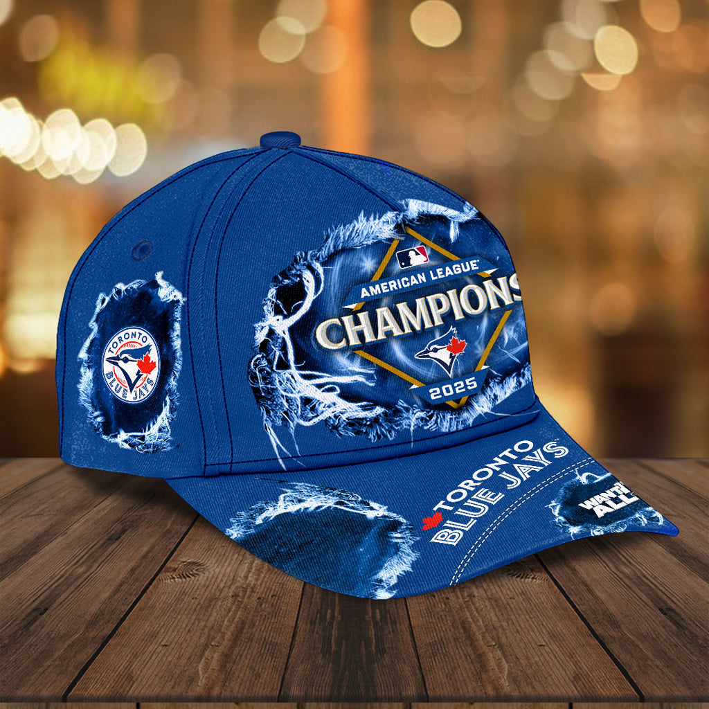 Toronto Blue Jays 2025 American League Champions Classic Cap – HOATT14546