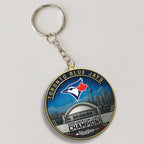 Toronto Blue Jays 2025 American League Champions Custom Shape 2-sided Keychain – MAITM13764