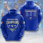 Toronto Blue Jays 2025 American League Champions 3D Apparel – MAITM13600
