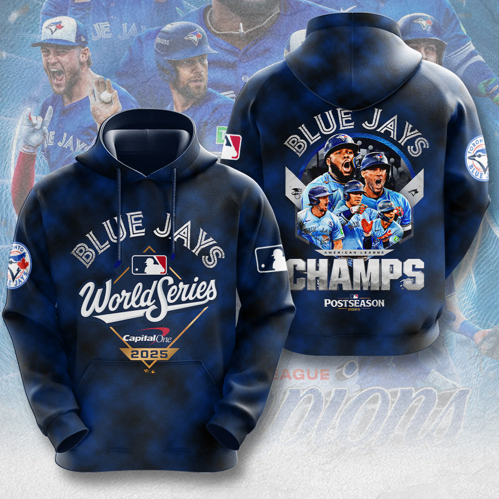Toronto Blue Jays 2025 American League Champions 3D Apparel – MAITM13618