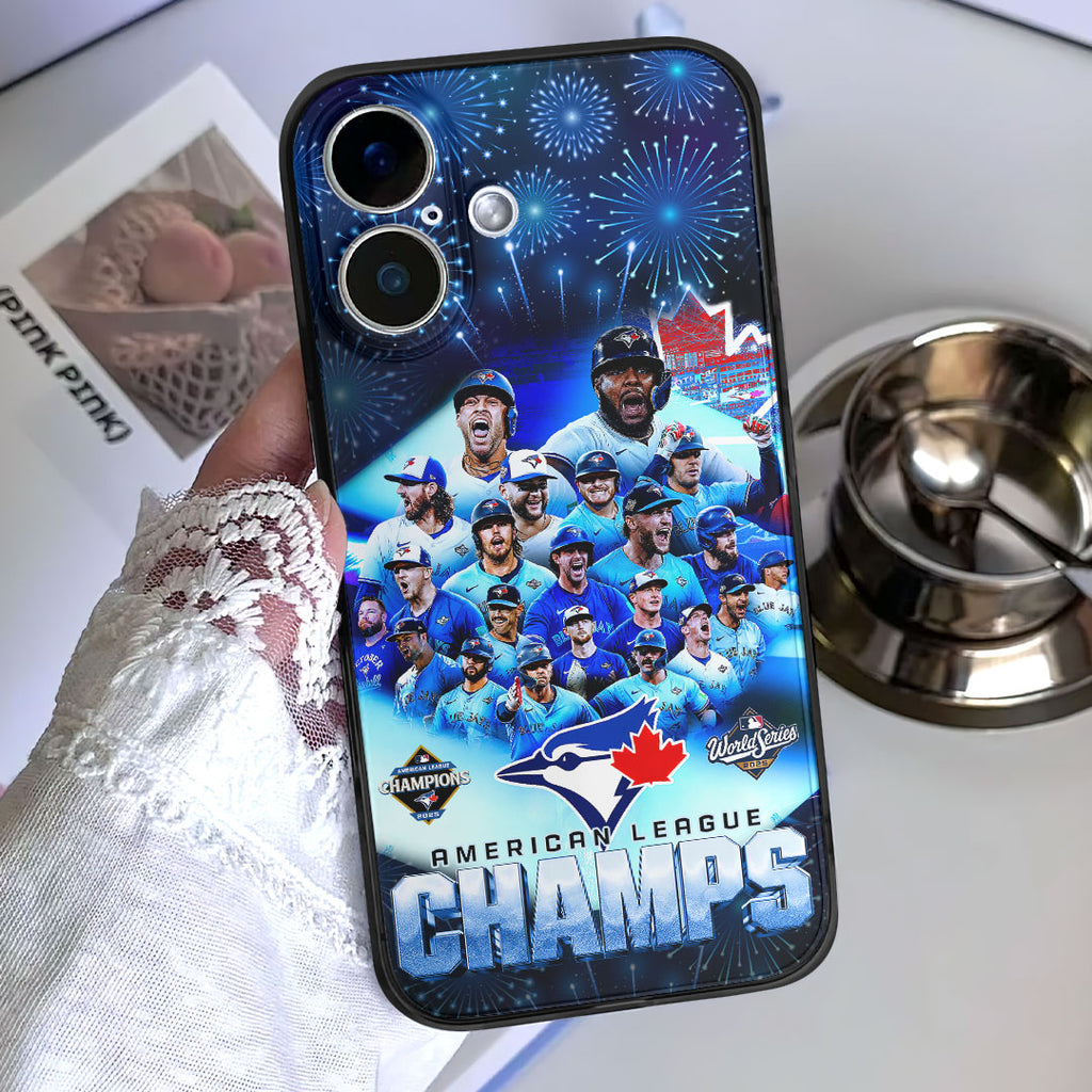 Toronto Blue Jays 2025 American League Champions Phone Case – HOATT14484