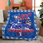 Toronto Blue Jays 2025 American League Champions Quilt Blanket – MAITM13772