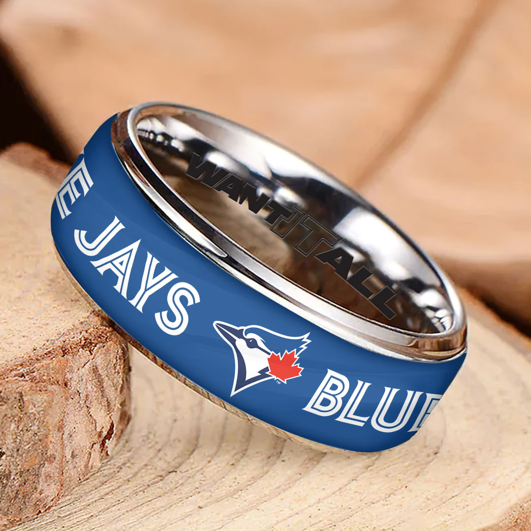 Toronto Blue Jays 2025 American League Champions Custom Alloy Ring – HOATT14279