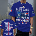 Toronto Blue Jays 2025 American League Champions 3D Apparel – MAITM13537