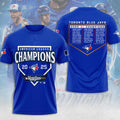 Toronto Blue Jays 2025 American League Champions 3D Apparel – MAITM13600