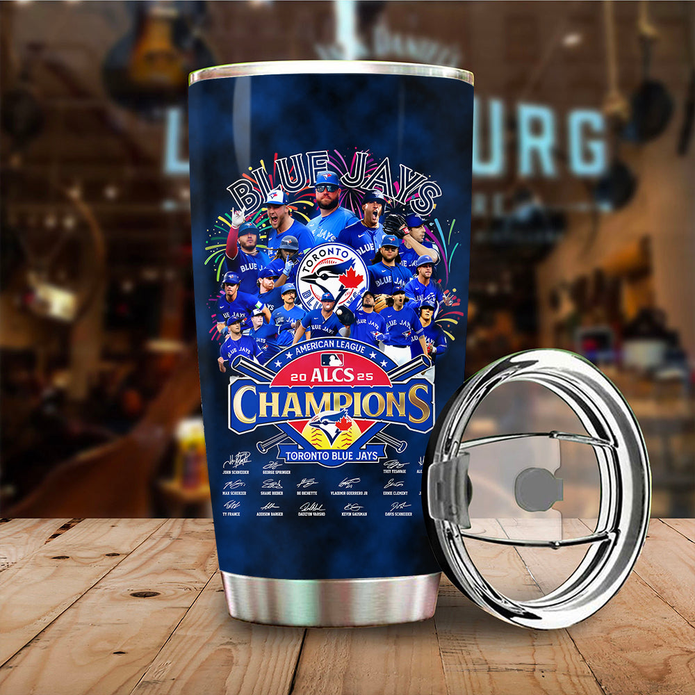 Toronto Blue Jays 2025 American League Champions Tumbler Cup – MAITM13665
