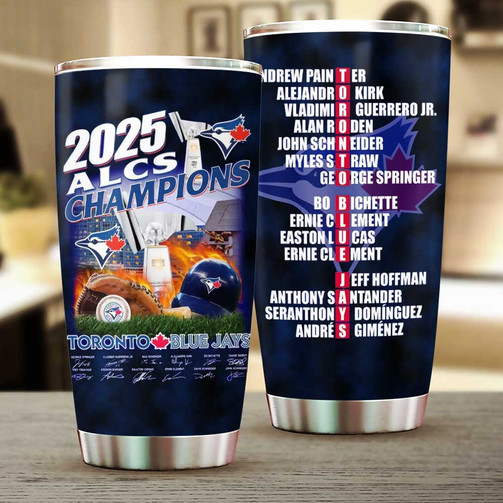 Toronto Blue Jays 2025 American League Champions Tumbler Cup – MAITM13611