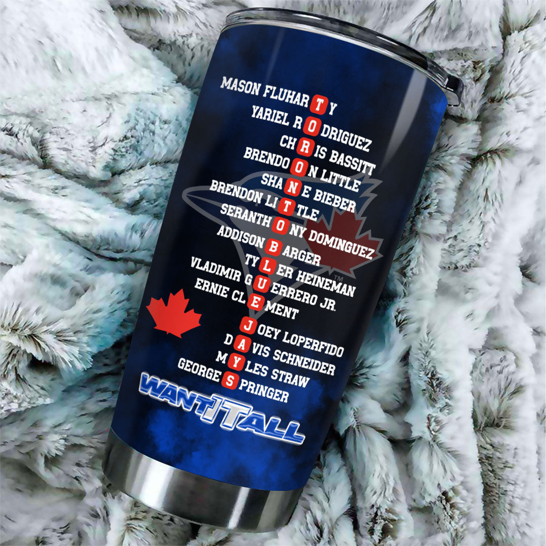 Toronto Blue Jays 2025 American League Champions Tumbler Cup – HOATT14123