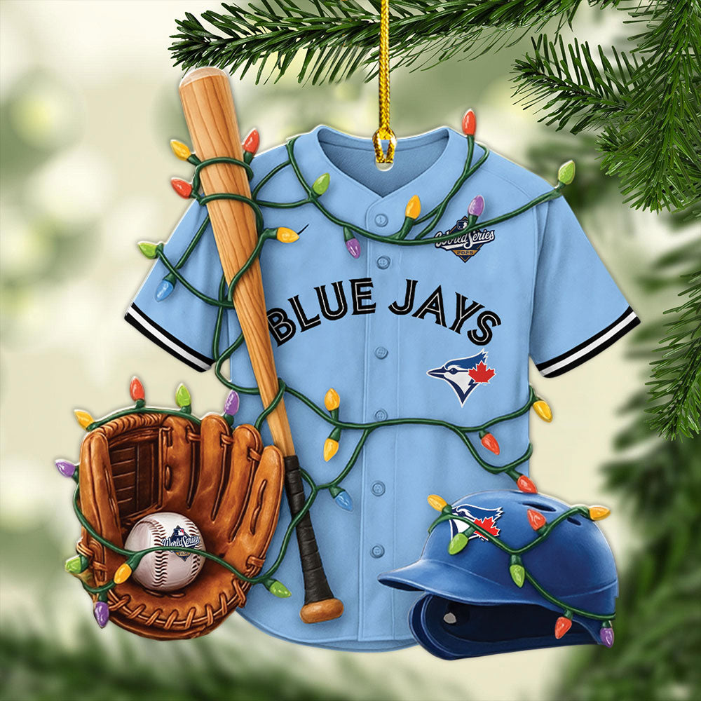 Toronto Blue Jays 2025 World Series Custom Shape 1-sided Acrylic Ornament – MAITM13681