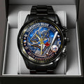 Toronto Blue Jays 48th Anniversary Black Stainless Steel Watch – TANTN17990