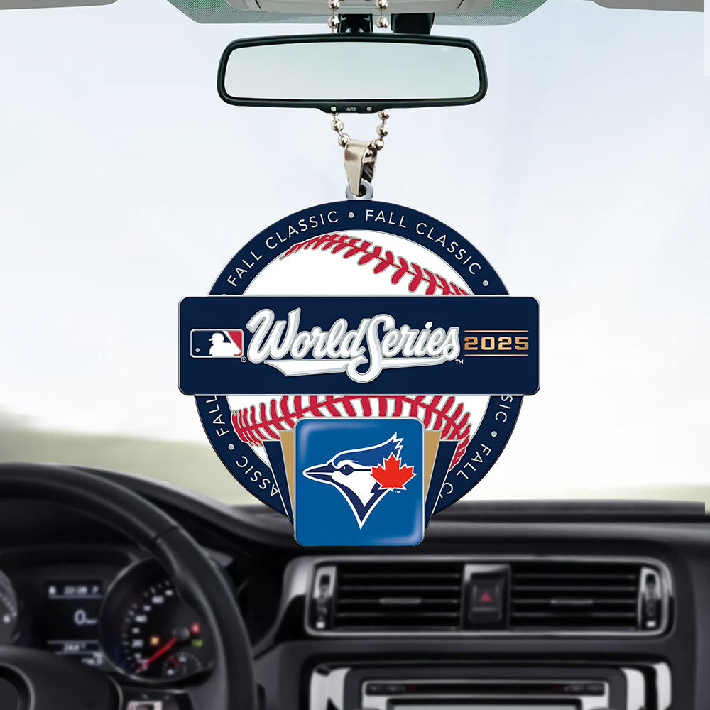 Toronto Blue Jays World Series 2025 Custom shape 2-sided Acrylic Car Ornament – GNENEW726
