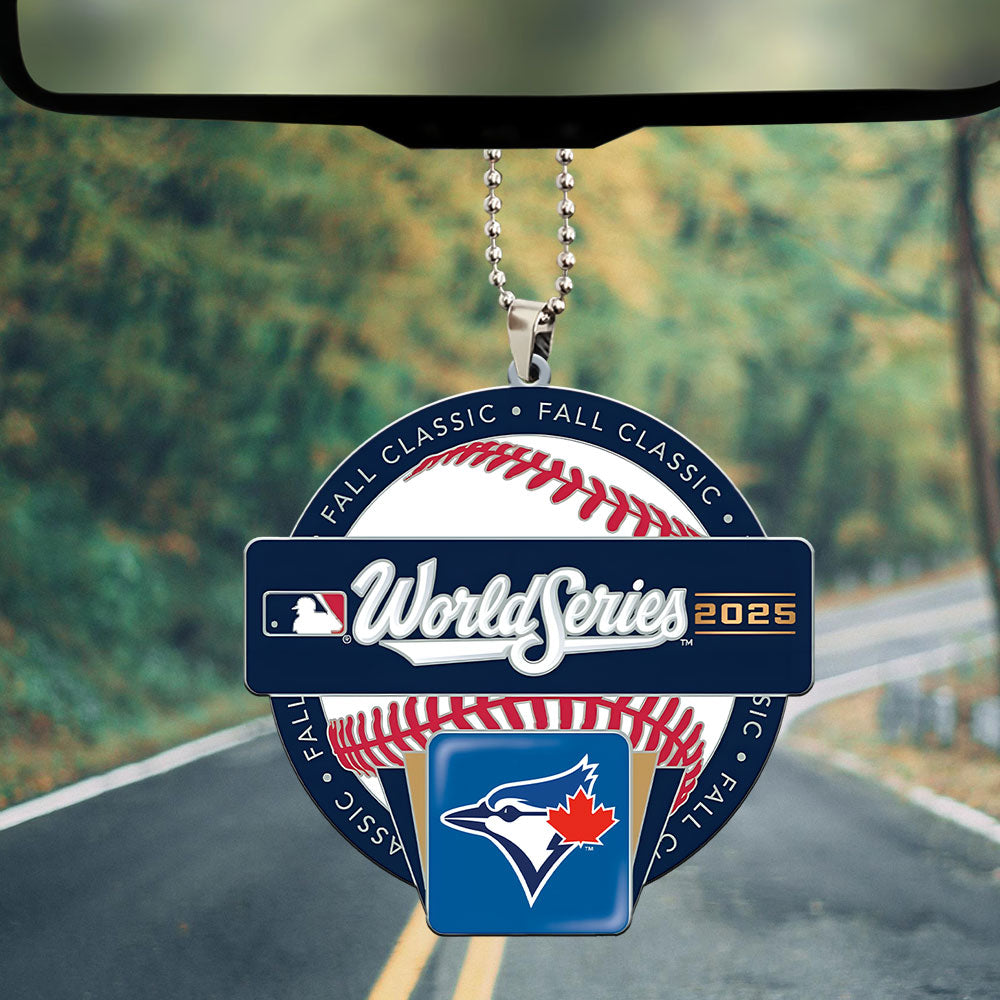 Toronto Blue Jays World Series 2025 Custom shape 2-sided Acrylic Car Ornament – GNENEW726