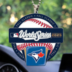 Toronto Blue Jays World Series 2025 Custom shape 2-sided Acrylic Car Ornament – GNENEW726