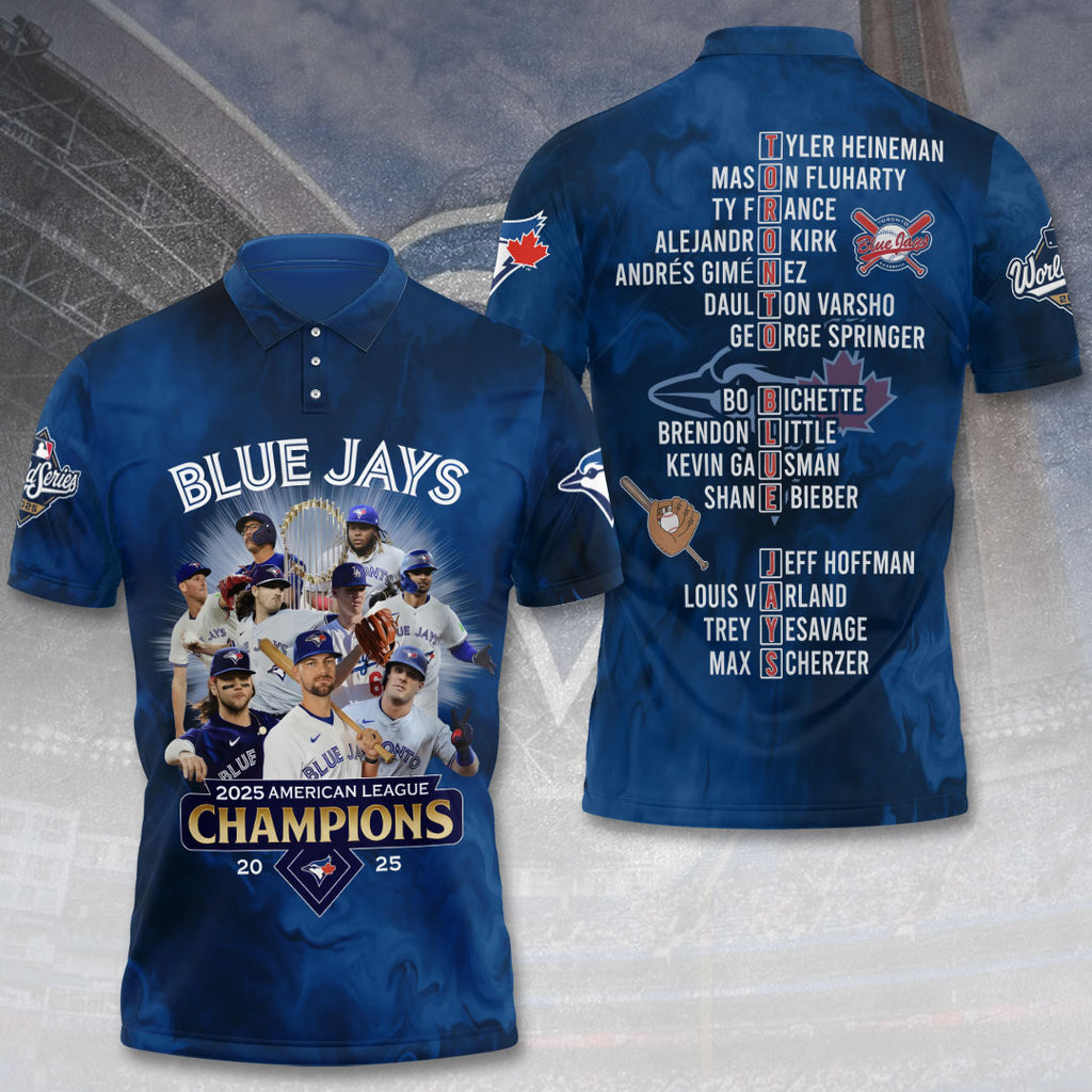 Toronto Blue Jays WinCraft 2025 American League Champions 3D Apparel – TANTN18583