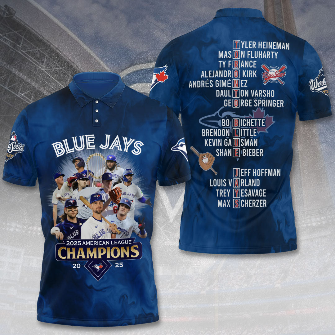 Toronto Blue Jays WinCraft 2025 American League Champions 3D Apparel – TANTN18583