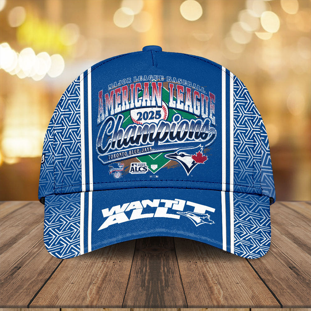 Toronto Blue Jays 2025 American League Champions Classic Cap – TANTN18577