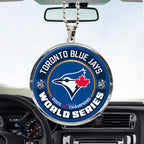 Toronto Blue Jays 2025 American League Champions Custom shape 2-sided Acrylic Car Ornament – TANTN17660