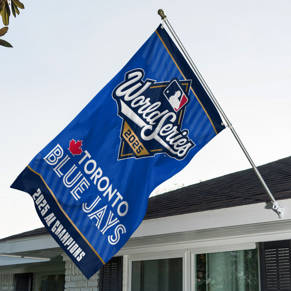 Toronto Blue Jays 2025 American League Champions 3D Double-side House Flag – TANTN17653