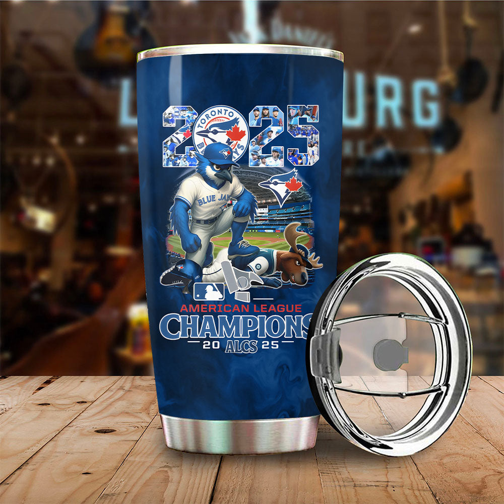 Toronto Blue Jays 2025 American League Champions Tumbler Cup – TANTN18268