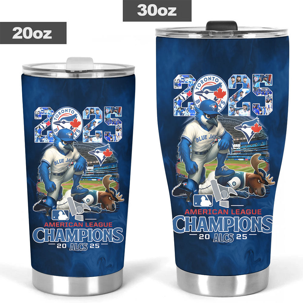 Toronto Blue Jays 2025 American League Champions Tumbler Cup – TANTN18268