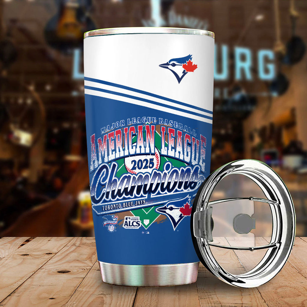 Toronto Blue Jays 2025 American League Champions Tumbler Cup – TANTN18580