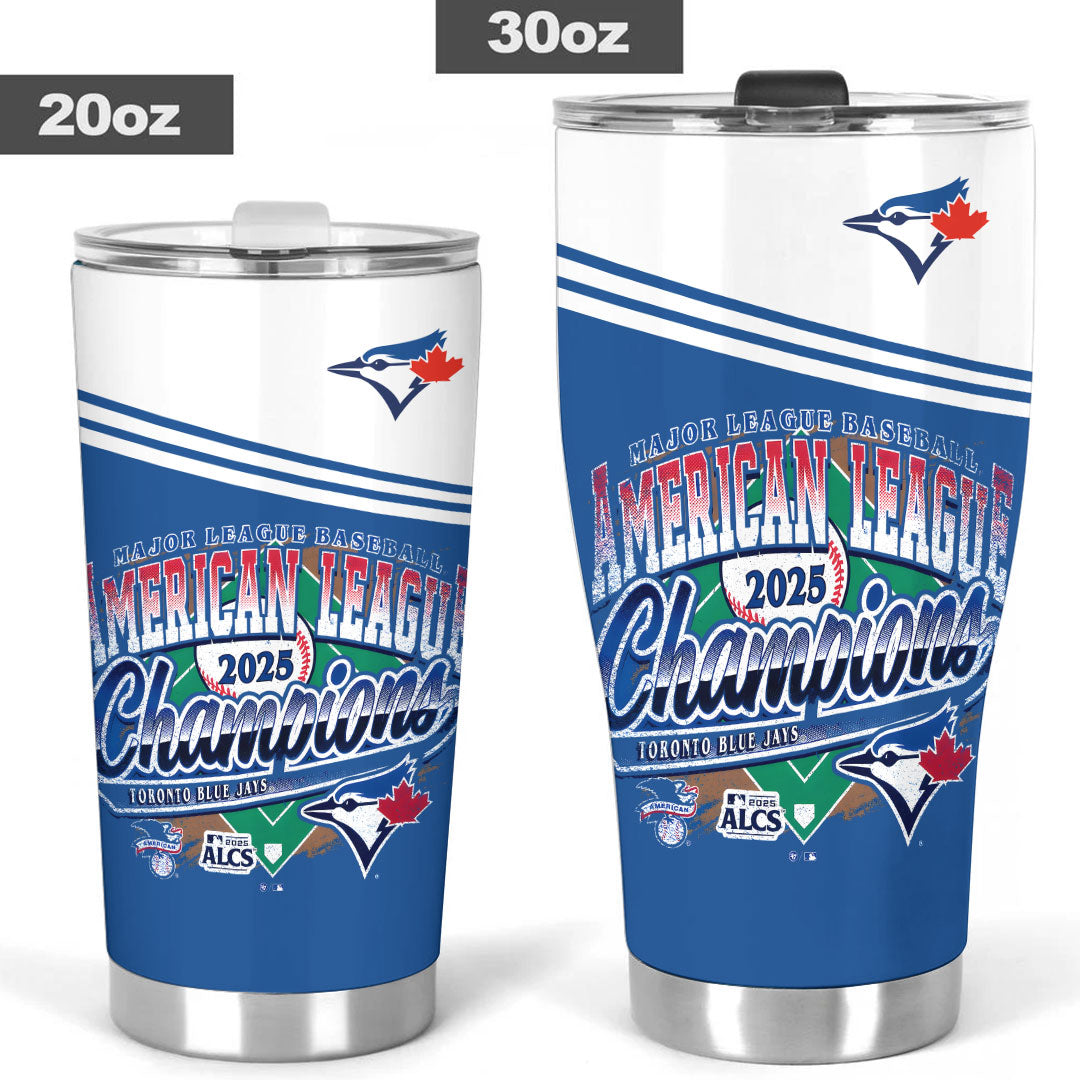 Toronto Blue Jays 2025 American League Champions Tumbler Cup – TANTN18580