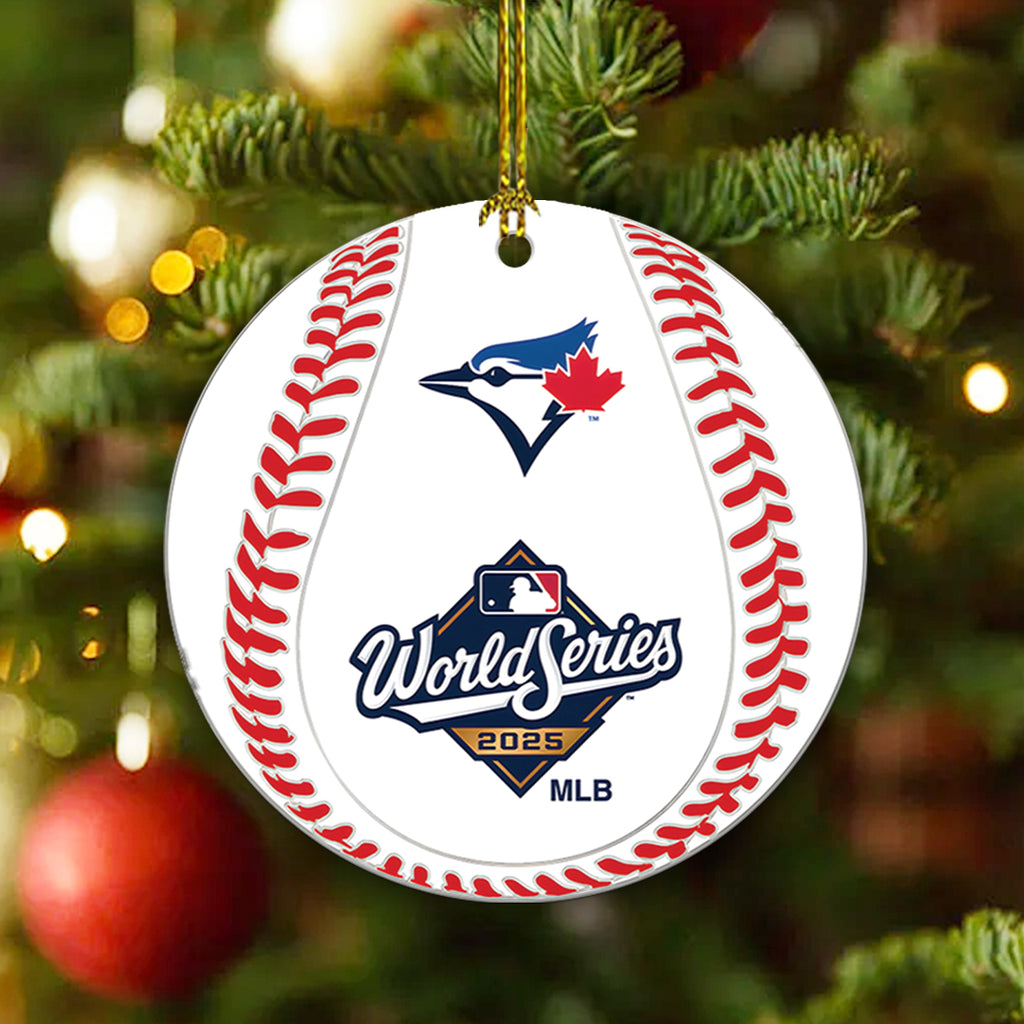 Toronto Blue Jays World Series 2025 Custom Shape 2-sided Acrylic Ornament – TANTN17787