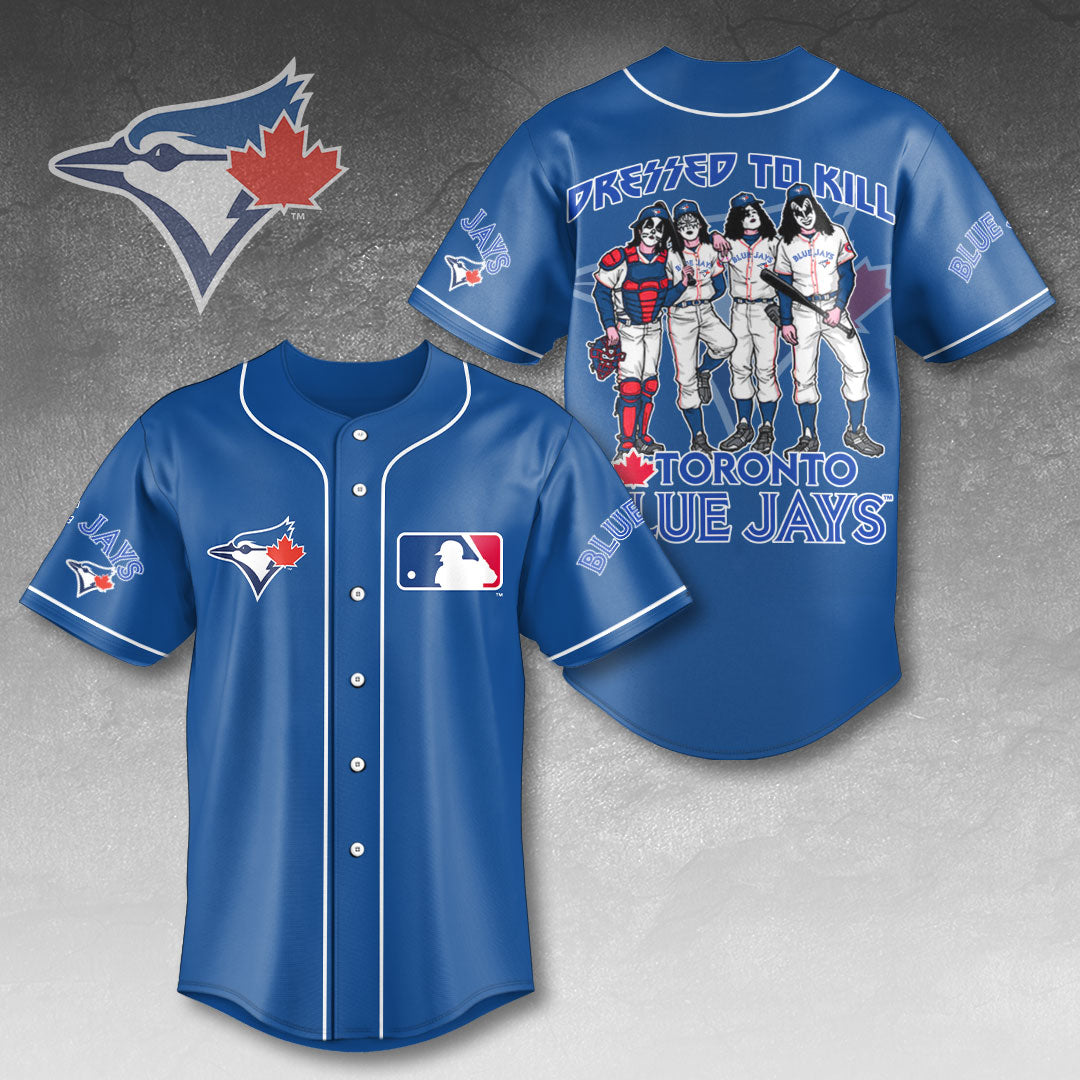 Toronto Blue Jays x KISS Baseball Jersey – HOATT13427