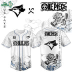 Toronto Blue Jays x One Piece Jersey 2026 Luffy Gear 5