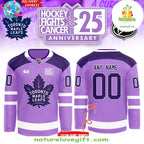 Toronto Maple Leafs 2026 Hockey Fights Cancer Purple Jersey