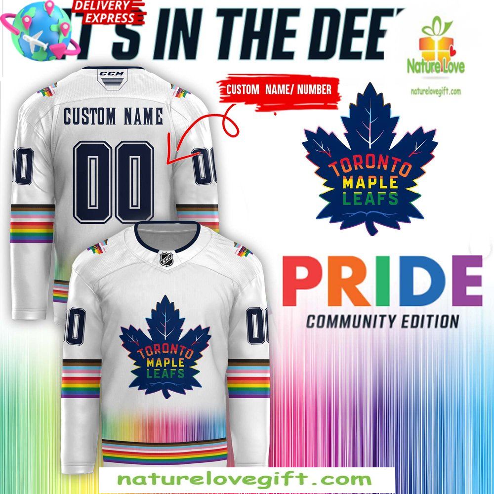 Toronto Maple Leafs Pride Hockey Jersey Special Edition