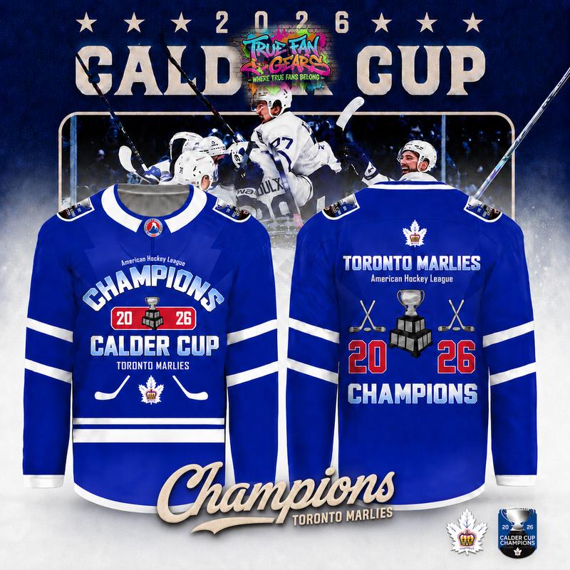 Toronto Marlies 2026 Calder Cup Champions Limited Edition Hockey Jersey