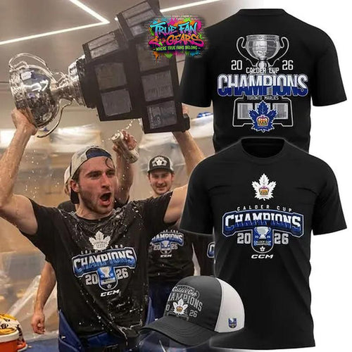 Toronto Marlies Calder Cup Champions 2026 Special New Tee Shirt