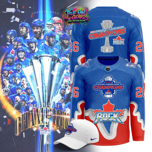 Toronto Rock 2026 National Lacrosse League Champions Hockey Jersey