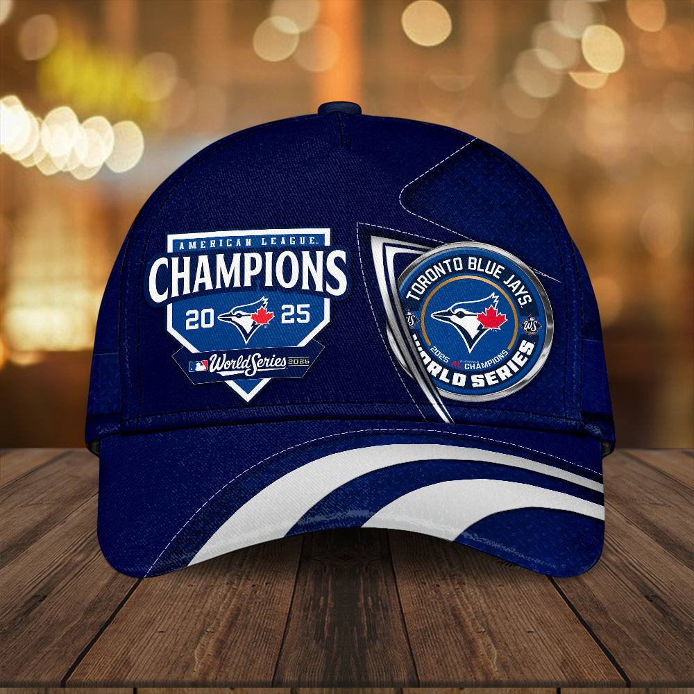 Toronto Blue Jays 2025 American League Champions Classic Cap – HOATT14309