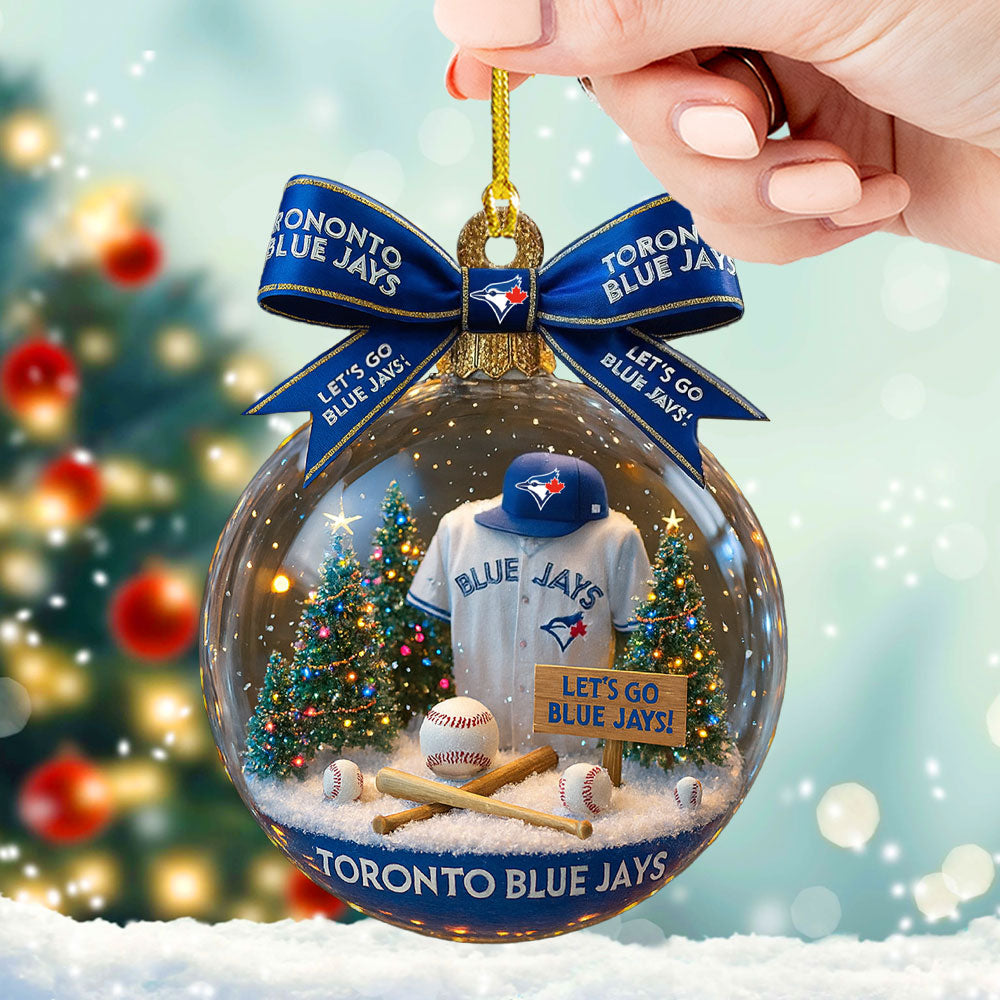Toronto Blue Jays Custom Shape 2-sided Acrylic Ornament – TMTHU1812